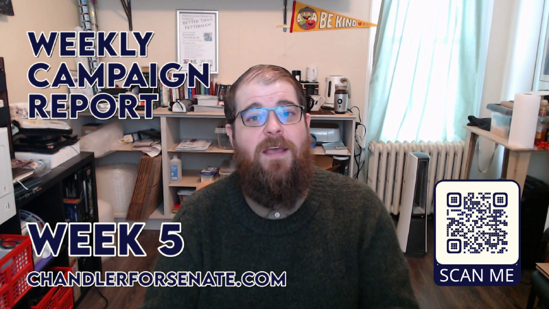 The title card for this weekly report. It's just me in my office. Nothing special. I'm smiling, I guess. Yeah... How are you doing by the way? Do you have everything you need? Yes. I'm talking to you. The person using the screen reader. I see you, and I am here for you too. End of alt text.